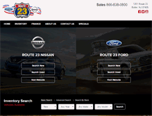 Tablet Screenshot of 23automall.com